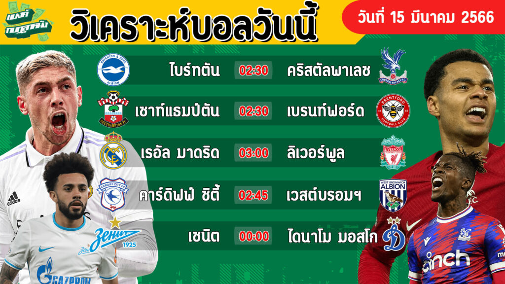 วิเคราะห์บอลวันนี้ By แบงค์ กบฏลูกหนัง EP 15 วันที่ 15 มีนาคม พ ศ 2566