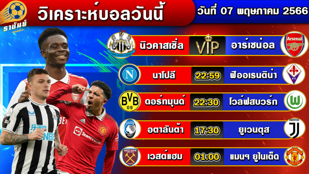 วิเคราะห์บอลวันนี้ | วันอาทิตย์ที่ 07 พฤษภาคม 2566 | ทีเด็ดบอลเต็ง | By ราชันย์บอลเต็ง EP.62