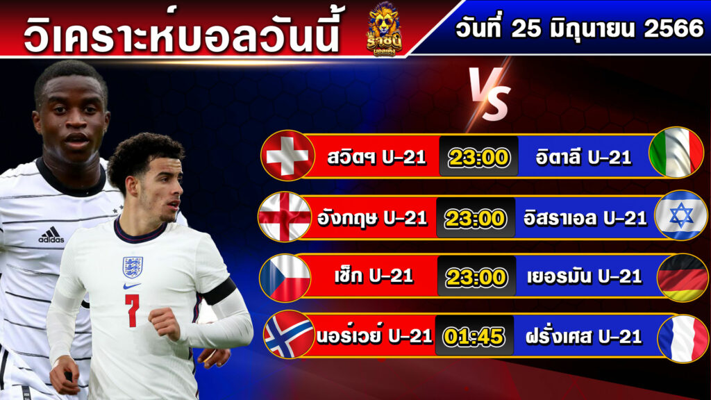 วิเคราะห์บอลวันนี้ | วันอาทิตย์ที่ 25 มิถุนายน 2566 | บอลเต็งวันนี้ | By ราชันย์บอลเต็ง EP.88