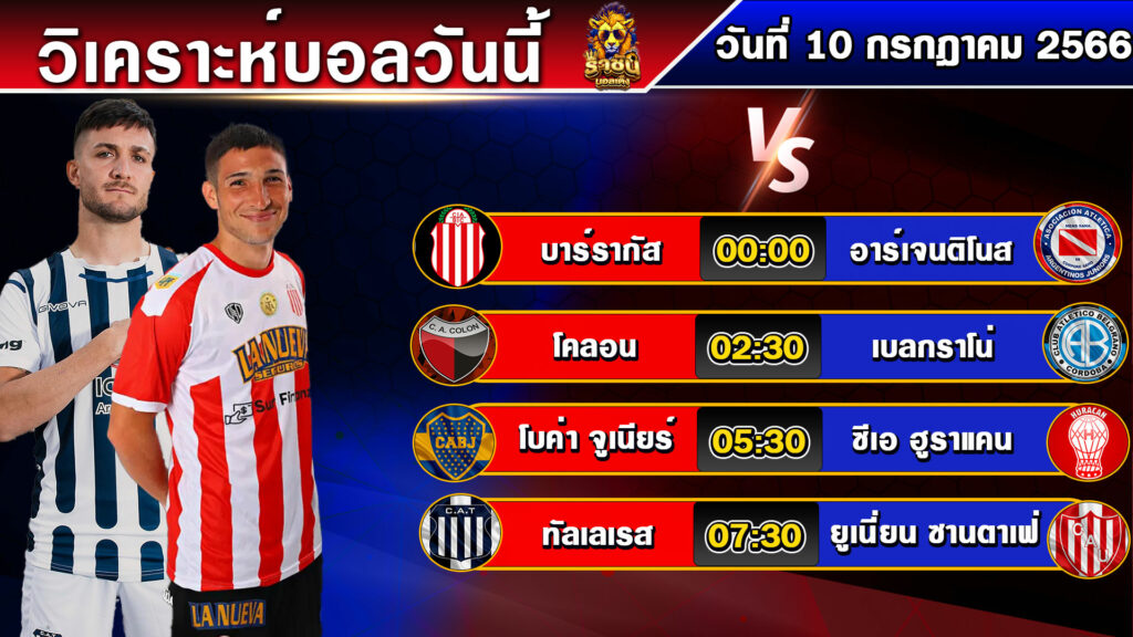 วิเคราะห์บอลวันนี้ | วันจันทร์ที่ 10 กรกฎาคม 2566 | บอลเต็งวันนี้ | By ราชันย์บอลเต็ง EP.101