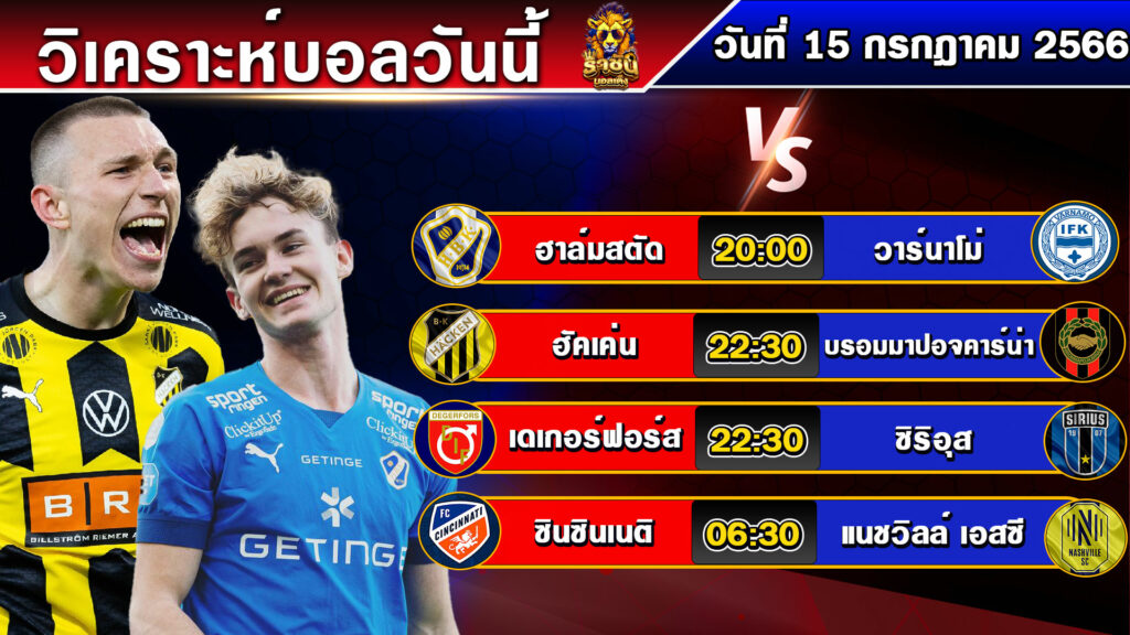 วิเคราะห์บอลวันนี้ | วันเสาร์ที่ 15 กรกฎาคม 2566 | บอลเต็งวันนี้ | By ราชันย์บอลเต็ง EP.105