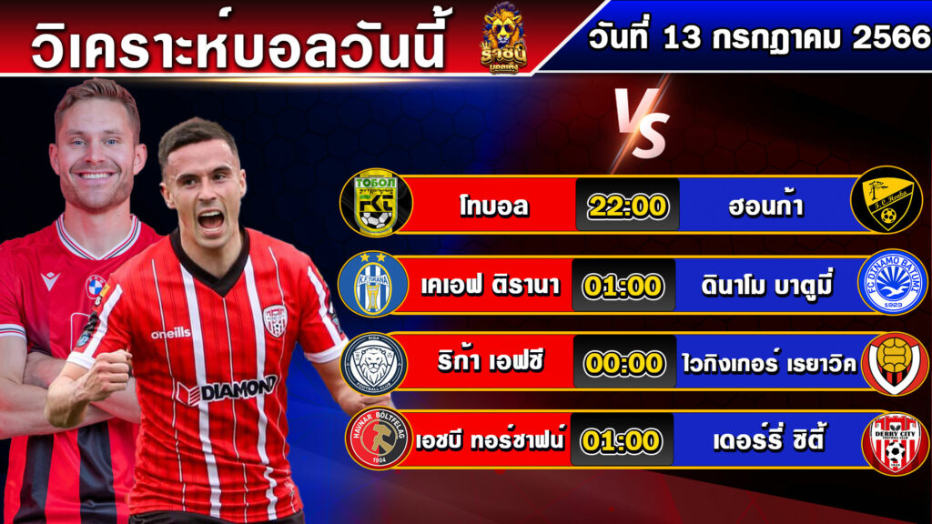 วิเคราะห์บอลวันนี้ | วันพฤหัสบดีที่ 13 กรกฎาคม 2566 | บอลเต็งวันนี้ | By ราชันย์บอลเต็ง EP.103