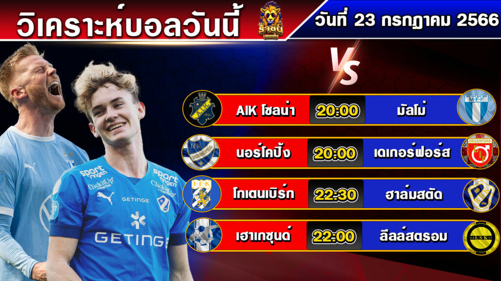 วิเคราะห์บอลวันนี้ | วันอาทิตย์ที่ 23 กรกฎาคม 2566 | บอลเต็งวันนี้ | By ราชันย์บอลเต็ง EP.111