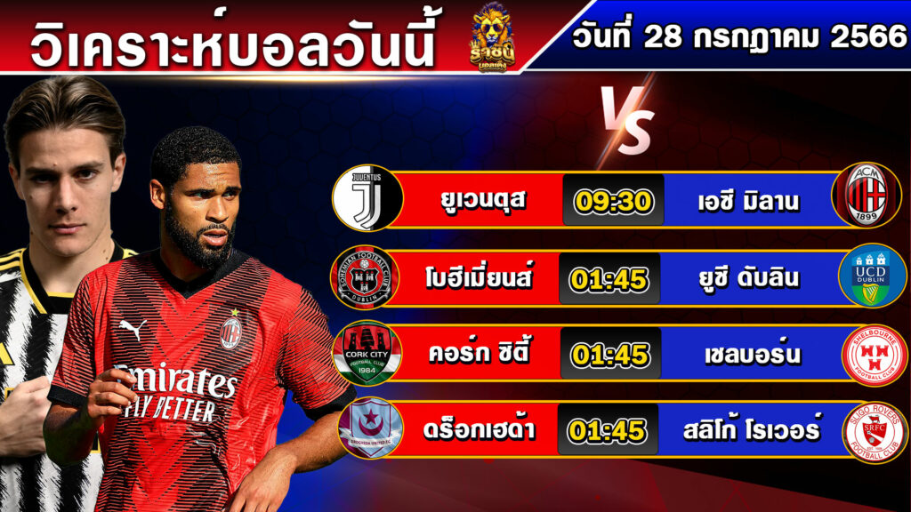 วิเคราะห์บอลวันนี้ | วันศุกร์ที่ 28 กรกฎาคม 2566 | บอลเต็งวันนี้ | By ราชันย์บอลเต็ง EP.114