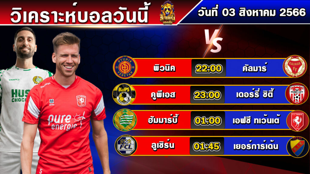 วิเคราะห์บอลวันนี้ | วันพฤหัสบดีที่ 03 สิงหาคม 2566 | บอลเต็งวันนี้ | By ราชันย์บอลเต็ง EP.120