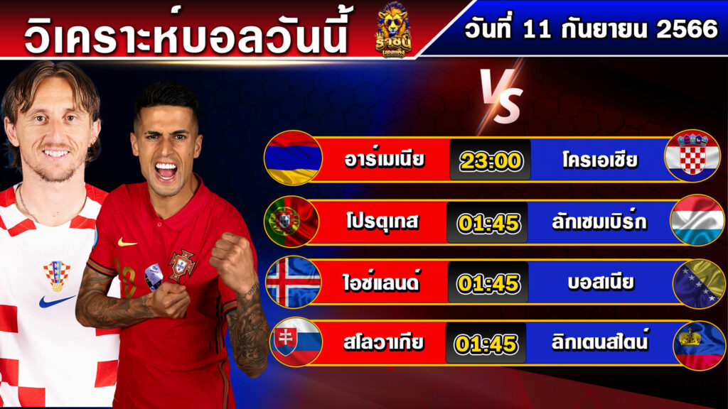 วิเคราะห์บอลวันนี้ | วันจันทร์ที่ 11 กันยายน 2566 | บอลเต็งวันนี้ | By ราชันย์บอลเต็ง EP.147